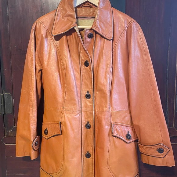 Vintage Women's  Leather Jacket - Picture 1 of 13